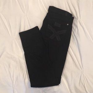 Black seven for all mankind jeans